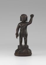 Young Buddha, unknown sculptor, gift, repossession Krakow, Buddha iconography, figurines, lotus