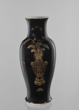 Vase, figural decorations, Chinese, Qing style, figural scenes, ceramics, scenes with a landscape