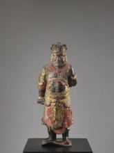 Lokapala — Guardian of the World. Unknown sculptor. Chinese Buddhism. Figurine of a warrior, full