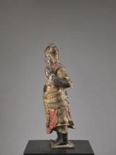 Lokapala — Guardian of the World; creator, Chinese Buddhism; figurine sculpture of a warrior in