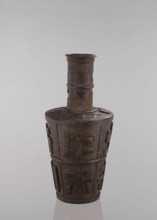 Jug, vessels, Tibetan, vases, meander ornament, symbols, Buddhist art, vessel tapering towards the