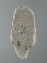 Mani stone, gift; Tibetan Buddhist ritual stone inscribed with mantras; 19th/20th century, Tibet;