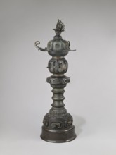 Temple lantern, Japanese, Edo period Man'en 1860–1861, 9th month of the Year of the Monkey, 1860.