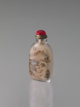 Snuffbox with stopper, Ma, Shaoxuan 1869–1939 maker, Chinese, Qing dynasty 1644–1911, 1906