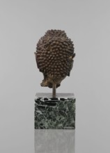 Buddha head — fragment of a sculpture, Buddhist art, Buddhism, art of Southeast Asia, Thai art,