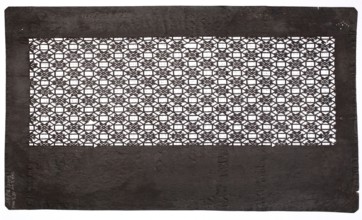 Katagami dyeing stencil with a pattern of interconnected octagons and squares shokkô moyô,
