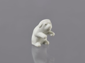 Puppy, unknown ceramicist, Meiji period early 20th century, Meiji 1868–1912, Japan — Hirado.