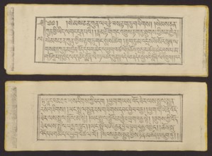 Buddhist text - Prayer for rebirth in the pure land of Sukhavati called Dechen Monlam, by master