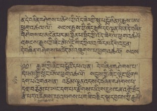 Buddhist manuscript — Penitential Text Tib. sDig bshags gser gyi zhes bya ba bzhugs+o, unknown