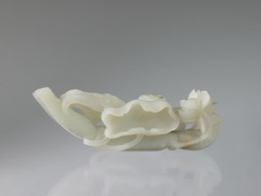 Lotus branch - decoration; maker, purchase provenance; Chinese art; Chinese culture; Qing dynasty