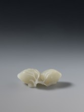 Paperweight - peaches; maker, Chinese; peaches iconography; Qianlong 1736–1795 style; Qing