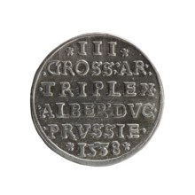 trojak, Decius, Jost Ludwik fl. 1528-1535 co-creator, Vogelwaider Vogelwaid, Eustachius mint master