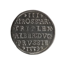 Trojak, Vogelwaider Vogelwaid, Eustachius mintmaster/publisher, Decius, Jost Ludwik fl. 1528–1535