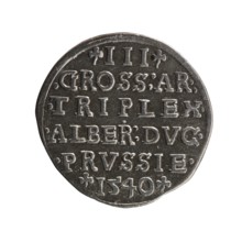 Trojak, Vogelwaider Vogelwaid, Eustachius mintmaster / publisher; Decius, Jost Ludwik fl. 1528–1535