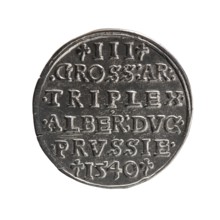 Trojak, Vogelwaider Vogelwaid, Eustachius mintmaster/publisher, Decius, Jost Ludwik fl. 1528–1535