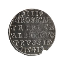 trojak; maker: Schilling, Maciej mintmaster; co-creator: Decjusz, Jost Ludwik fl. 1528–1535, mint