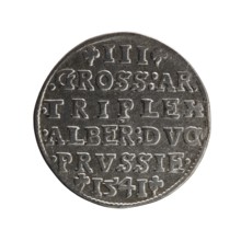 trojak, Decius, Jost Ludwik fl. 1528-1535 co-creator, Schilling, Maciej publisher, Albrecht