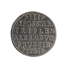 trojak; Schilling, Maciej mintmaster; Decjusz, Jost Ludwik fl. 1528–1535 co-creator; Albrecht