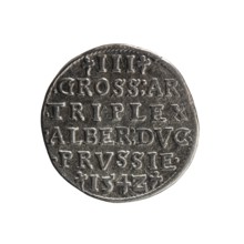 Trojak; Straub Strawb, Heinrich mintmaster/publisher; Decius, Jost Ludwik fl. 1528–1535