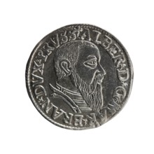 Trojak, Schilling, Maciej mintmaster; Decjusz, Jost Ludwik fl. 1528–1535 co-creator, mint manager.