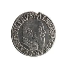 Trojak coin by Schilling, Maciej mintmaster and co-creator Decjusz, Jost Ludwik fl. 1528–1535 mint