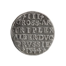 trojak; maker: Maciej Schilling mintmaster and co-creator Jost Ludwik Decjusz fl. 1528–1535, mint