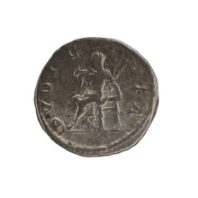 Denarius, Elagabalus 204–222; Roman emperor 218–222. Obverse: IVLIA MAESA AVG — Draped bust of