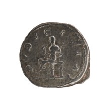 Denarius, Elagabalus 204–222; Roman emperor 218–222. Obverse: IVLIA MAESA AVG — draped bust of