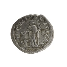 Denarius, Elagabalus 204–222; Roman emperor 218–222. Obv.: IVLIA MAESA AVG — Draped bust of Julia