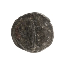 Denarius, Elagabalus reigned 218–222. Issued by Julia Soaemias Augusta, 218–222. Obverse: Draped