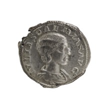 Denarius, Elagabalus 204–222; Roman emperor 218–222. Issuer: Julia Soaemias 180–222; Augusta