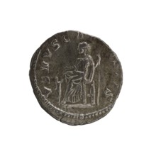 Denarius, Elagabalus 204–222; Roman emperor 218–222. Issuer: Julia Soaemias 180–222; Augusta