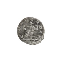 Denarius, Elagabalus Roman emperor 218–222 ; Julia Paula Roman empress 219–220. Obv.: IVLIAPAVLAAVG