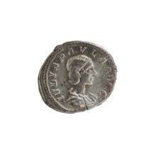 Denarius, Elagabalus 204–222; Roman emperor 218–222 issuer: Julia Paula c.190–235; Roman empress