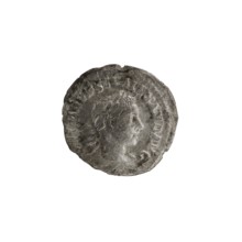 Denarius; Obv.: IMPCMAVRSEVALEXANDAVG — Bust of Alexander Severus with laurel wreath and