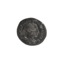 Denarius; Obv.: IMPCMAVRSEVALEXANDAVG — Bust of Alexander Severus with laurel wreath and