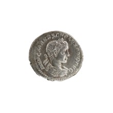Denarius, Alexander Severus Roman emperor; 222–235 — iconography: Libertas personification,