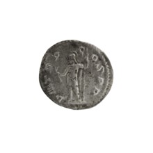 Denarius of Alexander Severus reigned 222–235. Obverse: Bust of Alexander Severus with laurel