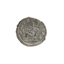 Denarius, Alexander Severus Roman emperor, 222–235 — iconography: Salus personification. Obverse: