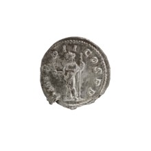 Denarius, Alexander Severus 208–235; Roman emperor 222–235. Obverse: IMPCMAVRSEVALEXANDAVG — Bust