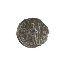 Denarius, Alexander Severus 208–235; Roman emperor 222–235. Obverse: Bust of Alexander Severus with