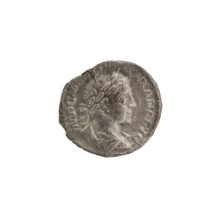 Denarius, Alexander Severus 208–235; Roman emperor 222–235. Obverse: Bust of Alexander Severus in