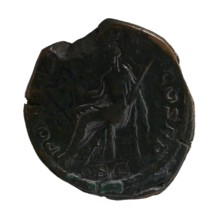 Sestertius, Roman deities, Alexander Severus Roman emperor; 222–235 — iconography: Pax