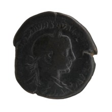 Sestertius, personifications, Alexander Severus Roman Emperor; 222–235 — iconography: Providentia.