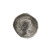 Denarius, Alexander Severus Roman emperor; 222–235 — iconography: personifications, Liberalitas.