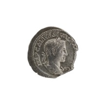 Denarius; personifications; Alexander Severus Roman emperor, 222–235 — iconography: Fides Fidelity,