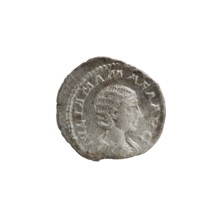 Denarius; obverse: Julia Mamaea ca. 180–235; Augusta 222–235, issuer: Alexander Severus 208–235;
