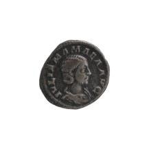 Denarius depicting Julia Mamaea ca. 180–235; Augusta 222–235 and Alexander Severus 208–235; Roman