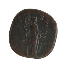 Sestertius of Alexander Severus 208–235; Roman emperor 222–235. Obverse: portrait of Julia Mamaea