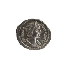 Denarius depicting Julia Mamaea ca. 180–235; Augusta 222–235 and Alexander Severus 208–235; Roman